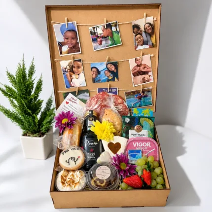 cesta personalizada com fotos