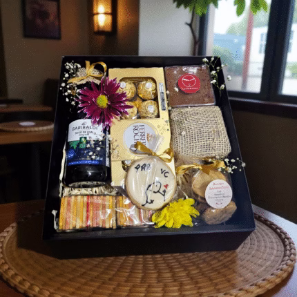 CESTA DE PRESENTE BOX DOÇURAS E FERRERO