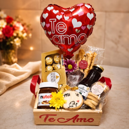 Cesta Romântica Te amo